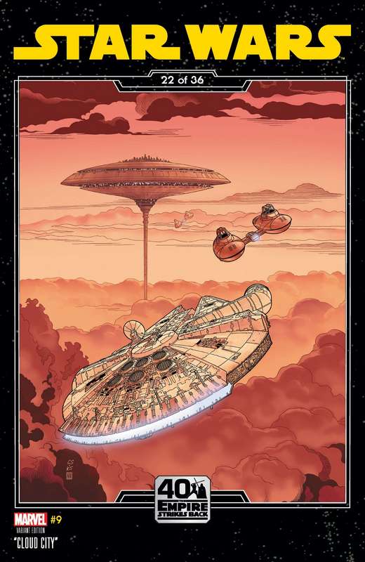 STAR WARS #9 SPROUSE EMPIRE STRIKES BACK VARIANT