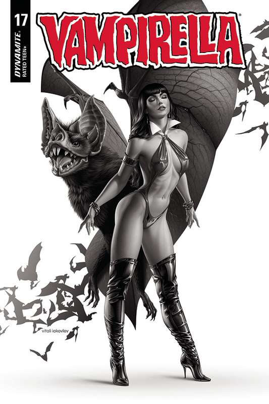 VAMPIRELLA #17 1:40 IAKOVLEV B&W RATIO VARIANT