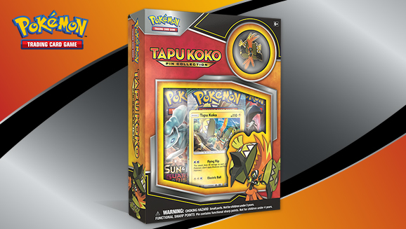 Pokemon TCG (PKM): TAPU KOKO PIN COLLECTION