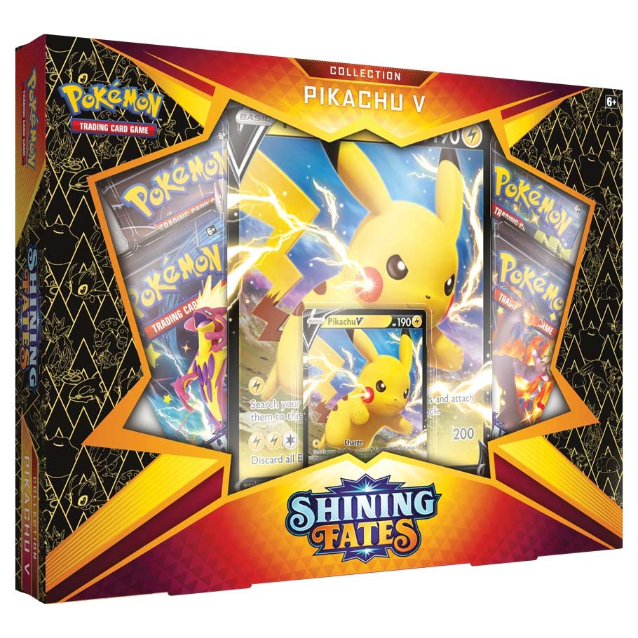 Pokemon TCG (PKM): Shining Fates Collection - Pikachu V Box