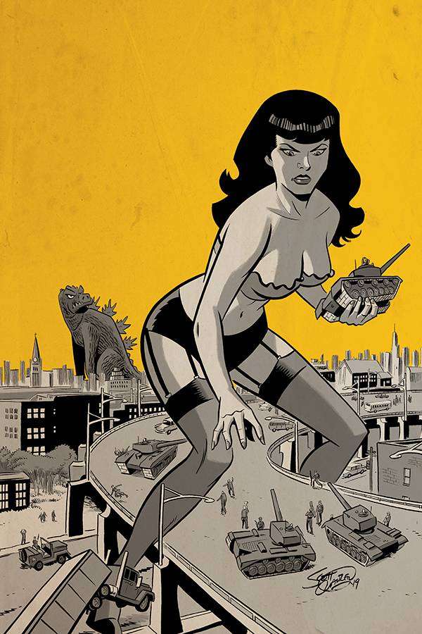 BETTIE PAGE UNBOUND #8 1:30 CHANTLER VIRGIN VARIANT