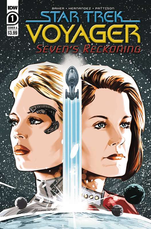 STAR TREK VOYAGER SEVENS RECKONING #1 (OF 4) CVR A HERNANDEZ