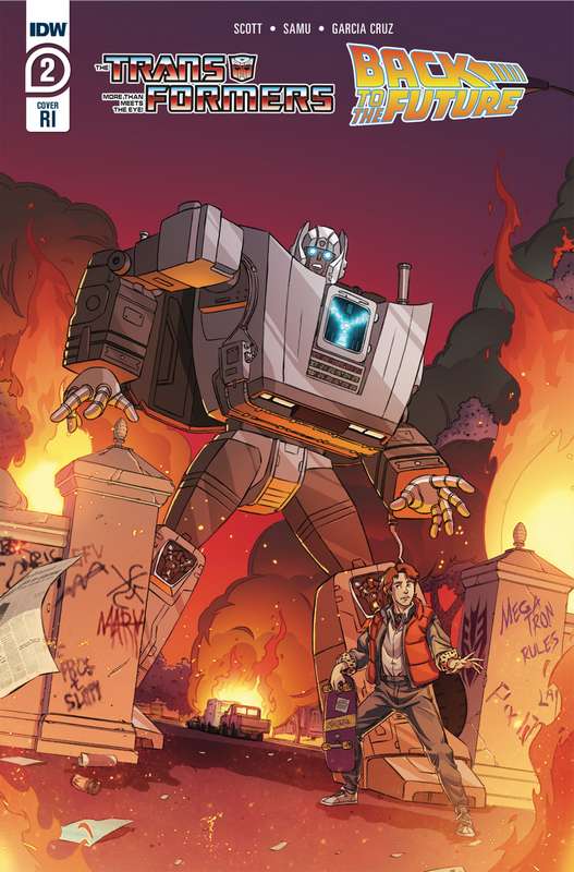 TRANSFORMERS BACK TO FUTURE #2 (OF 4) 1:10 SCHOENING RATIO VARIANT