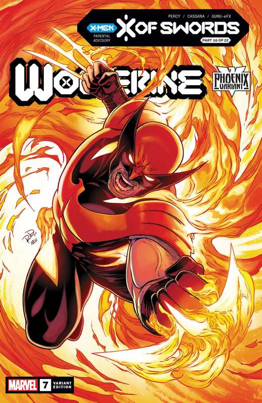 WOLVERINE #7 DAUTERMAN WOLVERINE PHOENIX VARIANT XOS