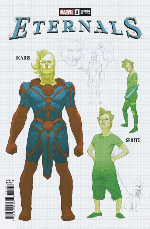 ETERNALS #1 RIBIC 1:10 DESIGN VARIANT