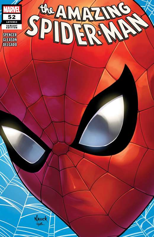 AMAZING SPIDER-MAN #52 NAUCK HEADSHOT VARIANT LR