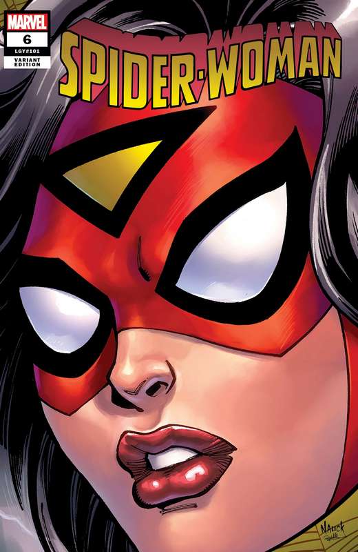 SPIDER-WOMAN #6 NAUCK HEADSHOT VARIANT