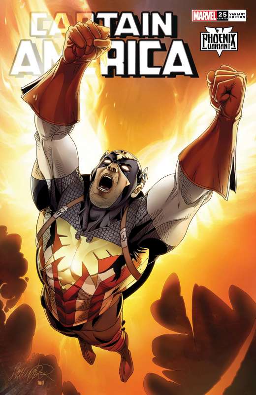 CAPTAIN AMERICA #25 LAROCCA CAPTAIN AMERICA PHOENIX VARIANT