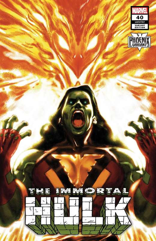 IMMORTAL HULK #40 CLARKE SHE-HULK PHOENIX VARIANT