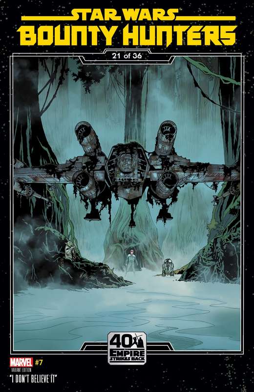 STAR WARS BOUNTY HUNTERS #7 SPROUSE EMPIRE STRIKES BACK VARIANT