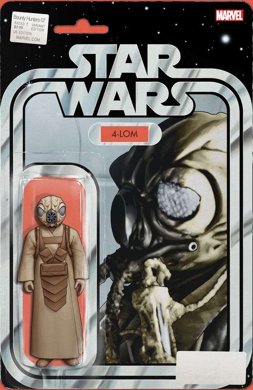 STAR WARS BOUNTY HUNTERS #7 CHRISTOPHER ACTION FIGURE VARIANT