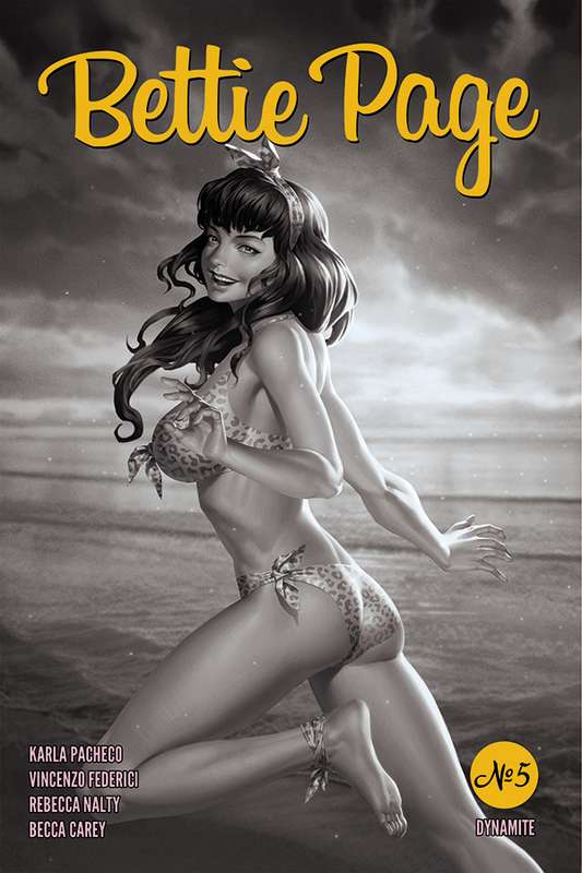 BETTIE PAGE #5 1:20 YOON B&W RATIO VARIANT