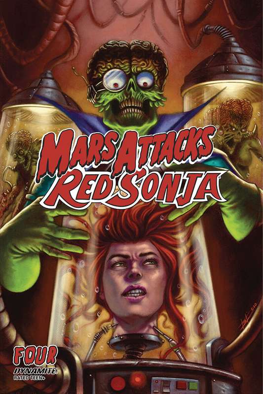 MARS ATTACKS RED SONJA #4 CVR B STRATI