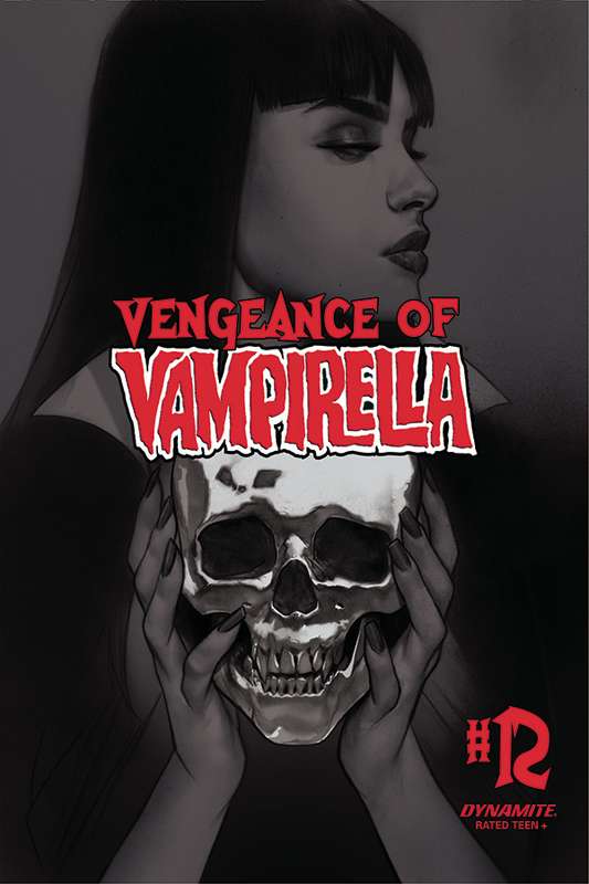 VENGEANCE OF VAMPIRELLA #12 1:30 OLIVER B&W RATIO VARIANT