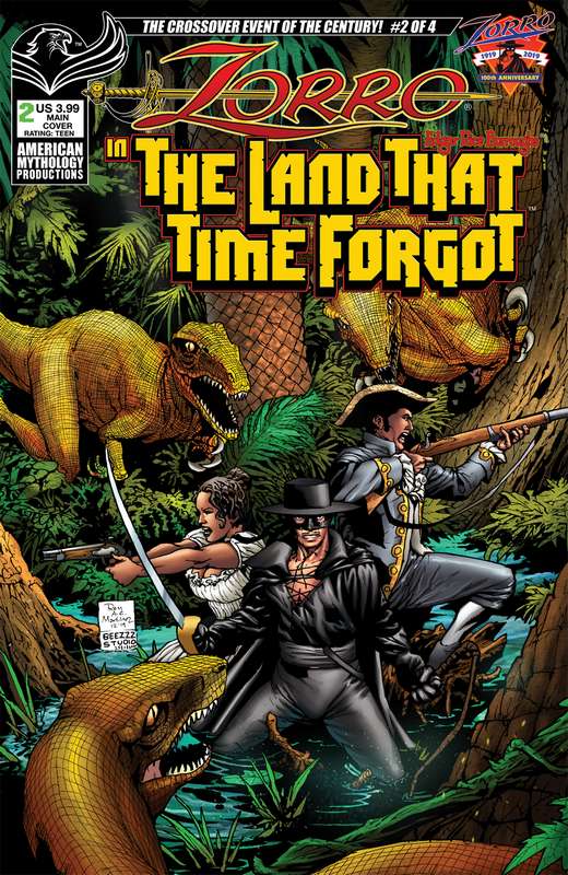 ZORRO IN LAND THAT TIME FORGOT #2 CVR A MARTINEZ