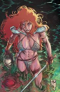 RED SONJA #21 1:11 CONRAD VIRGIN FOC RATIO VARIANT