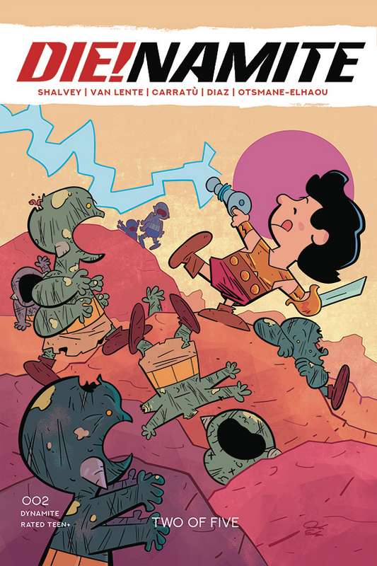 DIE!NAMITE #2 CVR G PEANUTS HOMAGE FOC BONUS VARIANT