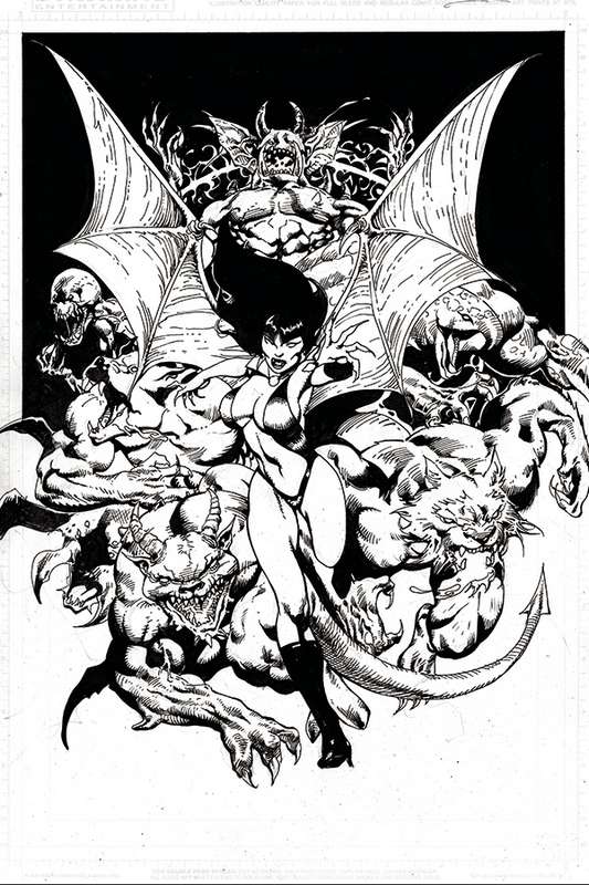 VENGEANCE OF VAMPIRELLA #12 1:21 CASTRO B&W VIRGIN FOC RATIO VARIANT