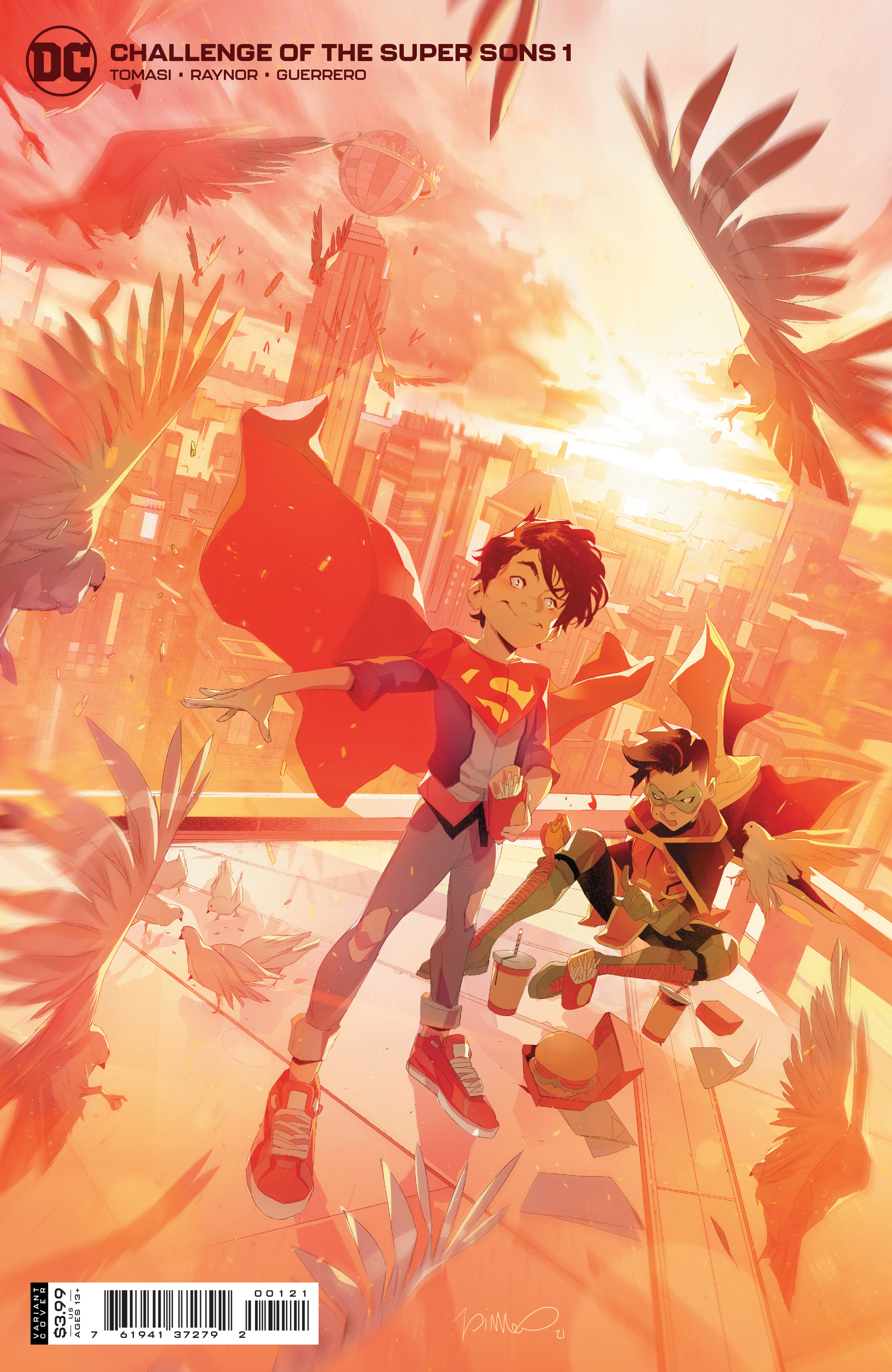 CHALLENGE OF THE SUPER SONS #1 (OF 7) CVR B SIMONE DI MEO VARIANT