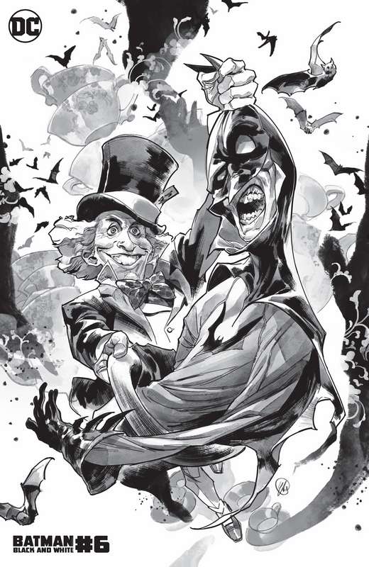 BATMAN BLACK AND WHITE #6 (OF 6) CVR C YASMINE PUTRI MAD HATTER VAR