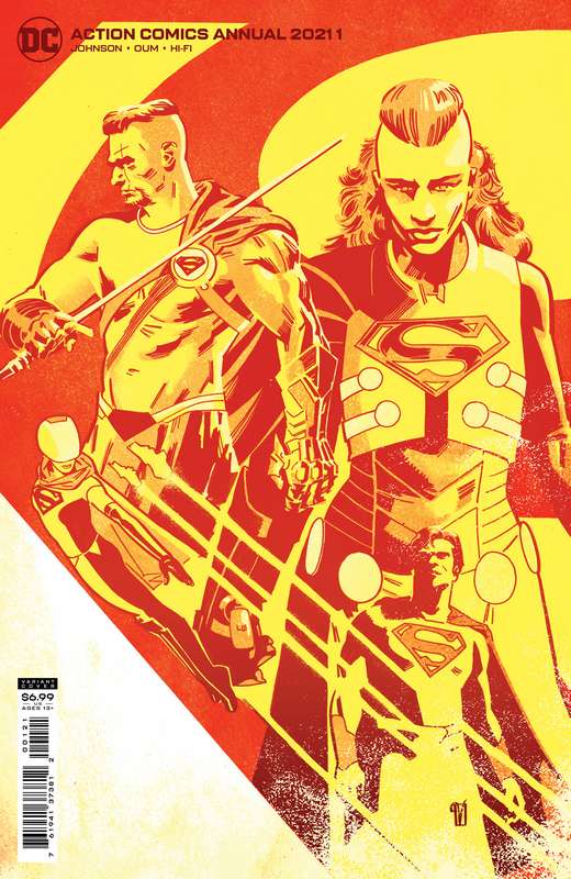 ACTION COMICS 2021 ANNUAL #1 CVR B VALENTINE DE LANDRO CARD STOCK VARIANT