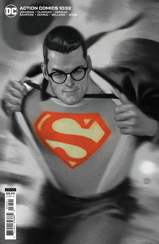 ACTION COMICS #1032 CVR B JULIAN TOTINO TEDESCO CARD STOCK VARIANT