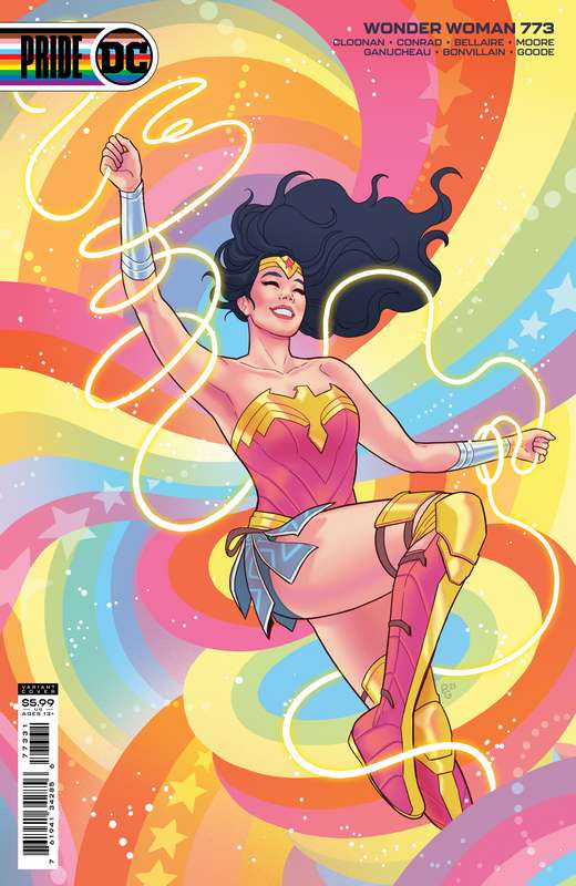 WONDER WOMAN #773 CVR C PAULINA GANUCHEAU PRIDE MONTH CARD STOCK VARIANT