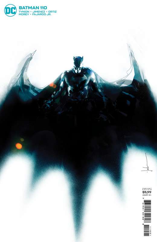 BATMAN #110 CVR B JOCK CARD STOCK VARIANT