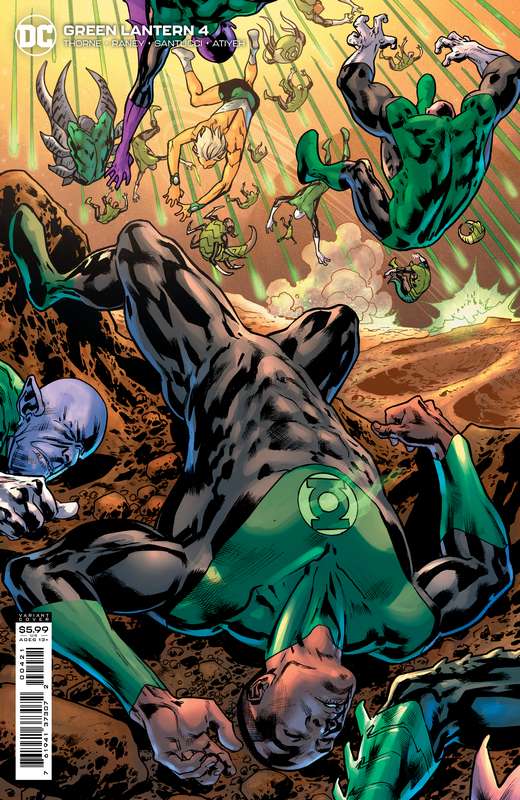 GREEN LANTERN #4 CVR B BRYAN HITCH CARD STOCK VARIANT