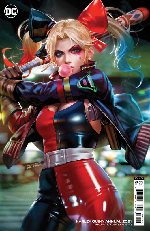 HARLEY QUINN 2021 ANNUAL #1 CVR B DERRICK CHEW CARD STOCK VARIANT