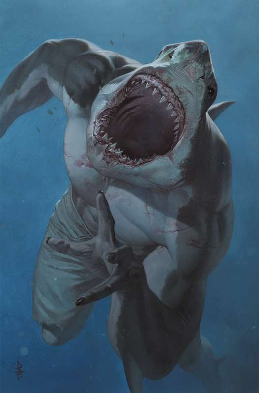 SUICIDE SQUAD KING SHARK #1 (OF 6) CVR B RICCARDO FEDERICI CARD STOCK VARIANT