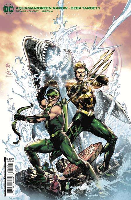 AQUAMAN GREEN ARROW DEEP TARGET #1 (OF 7) CVR C 1:25 IVAN REIS & JOE PRADO CARD STOCK VARIANT