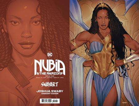 NUBIA AND THE AMAZONS #1 (OF 6) CVR C 1:25 MEGALUSTRE JOSHUA SWAY SWABY CARD STOCK VARIANT