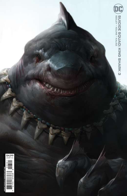 SUICIDE SQUAD KING SHARK #3 (OF 6) CVR B FRANCESCO MATTINA CARD STOCK VARIANT