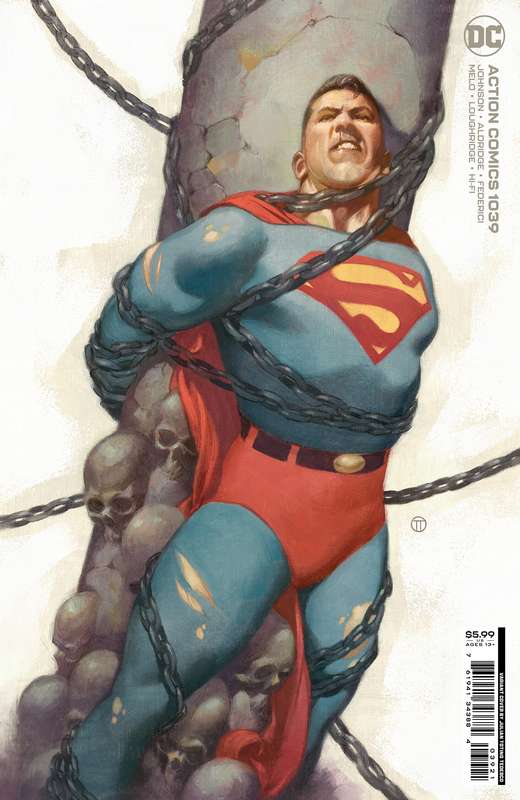 ACTION COMICS #1039 CVR B JULIAN TOTINO TEDESCO CARD STOCK VARIANT