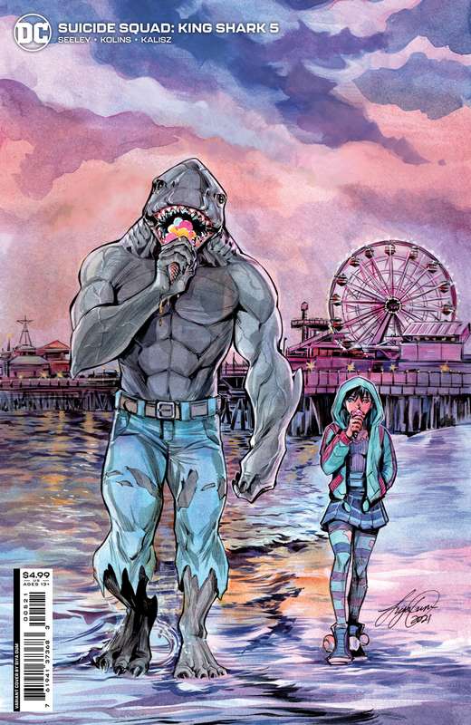 SUICIDE SQUAD KING SHARK #5 (OF 6) CVR B SIYA OUM CARD STOCK VARIANT