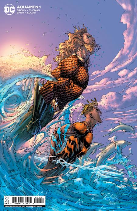 AQUAMEN #1 CVR F INC 1:25 JIM LEE & SCOTT WILLIAMS CARD STOCK VARIANT