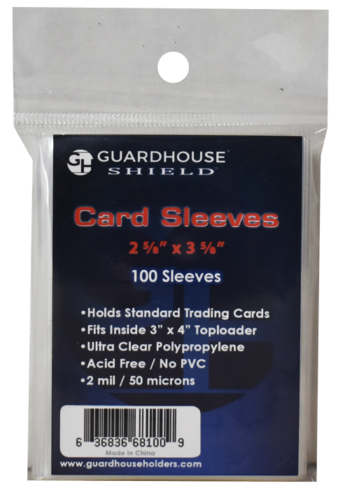 Shield Sleeve for Standard Trading Cards - (Penny Sleeves)
