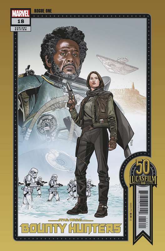 STAR WARS: BOUNTY HUNTERS #18 SPROUSE LUCASFILM 50TH VARIANT