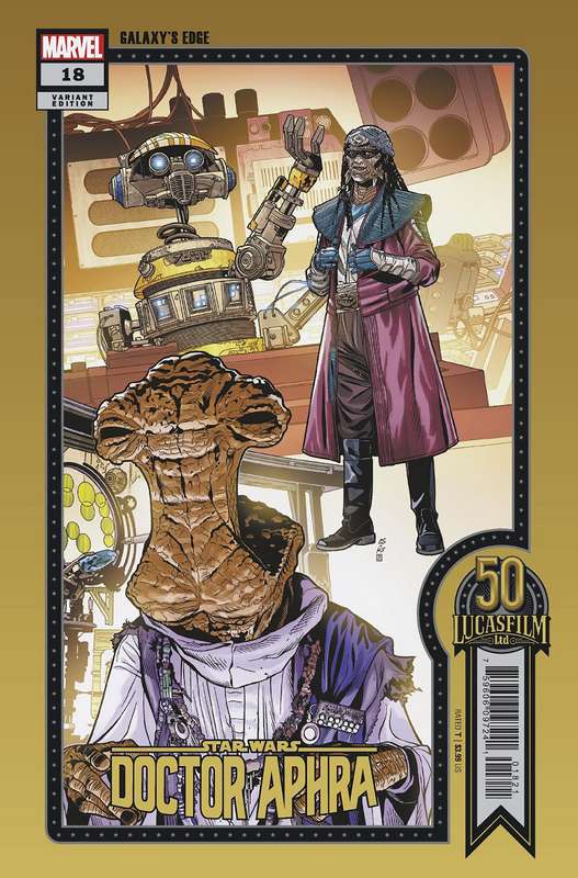 STAR WARS: DOCTOR APHRA #18 SPROUSE LUCASFILM 50TH VARIANT