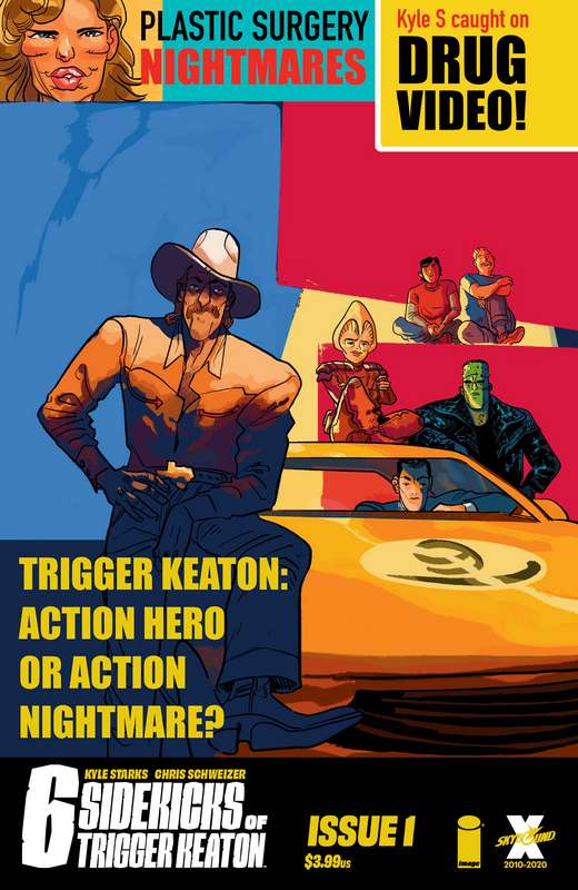 SIX SIDEKICKS OF TRIGGERED KEATON #1 CVR B HENDERSON (MR)