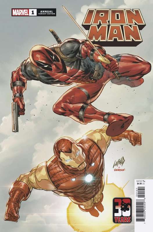 IRON MAN ANNUAL #1 LIEFELD DEADPOOL 30TH VARIANT