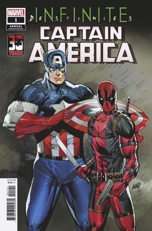 CAPTAIN AMERICA ANNUAL #1 LIEFELD DEADPOOL 30TH VARIANT