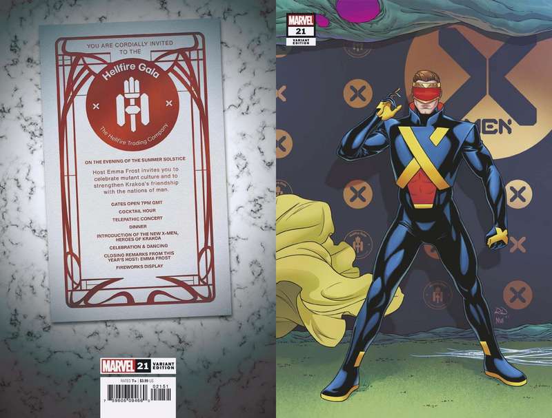 X-MEN #21 DAUTERMAN CONNECTING VARIANT