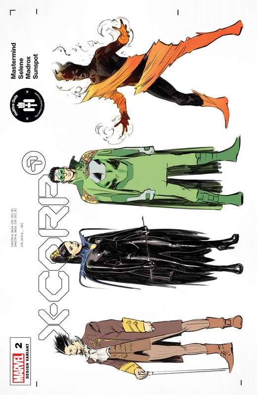 X-CORP #2 FOCHE CHARACTER DESIGN VARIANT