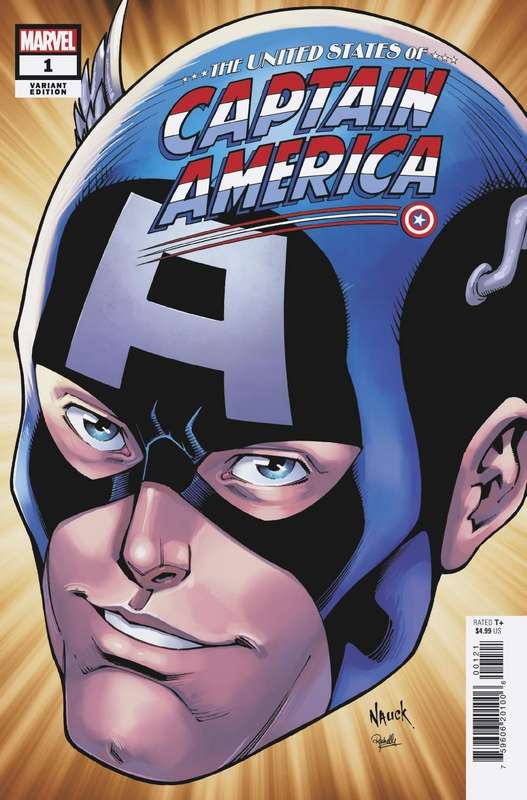 UNITED STATES CAPTAIN AMERICA #1 (OF 5) NAUCK HEADSHOT VARIANT