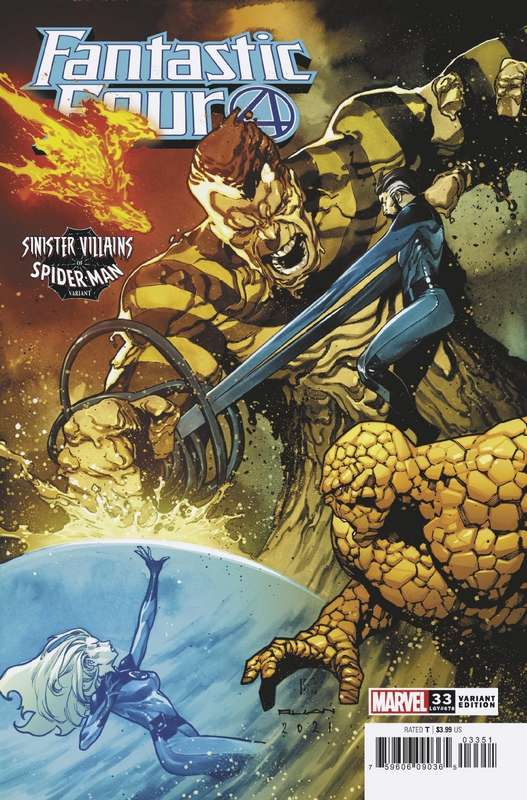 FANTASTIC FOUR #33 RUAN SPIDER-MAN VILLAINS VARIANT