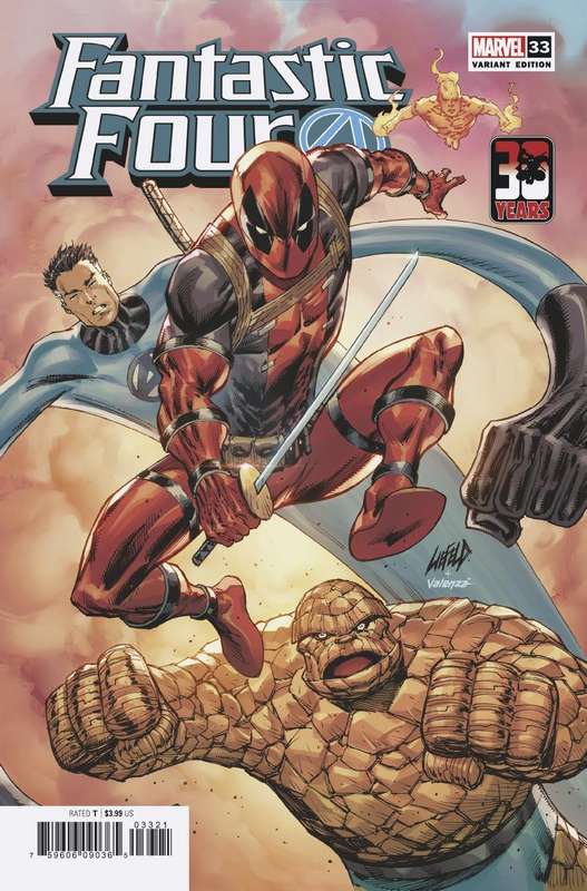 FANTASTIC FOUR #33 LIEFELD DEADPOOL 30TH VARIANT