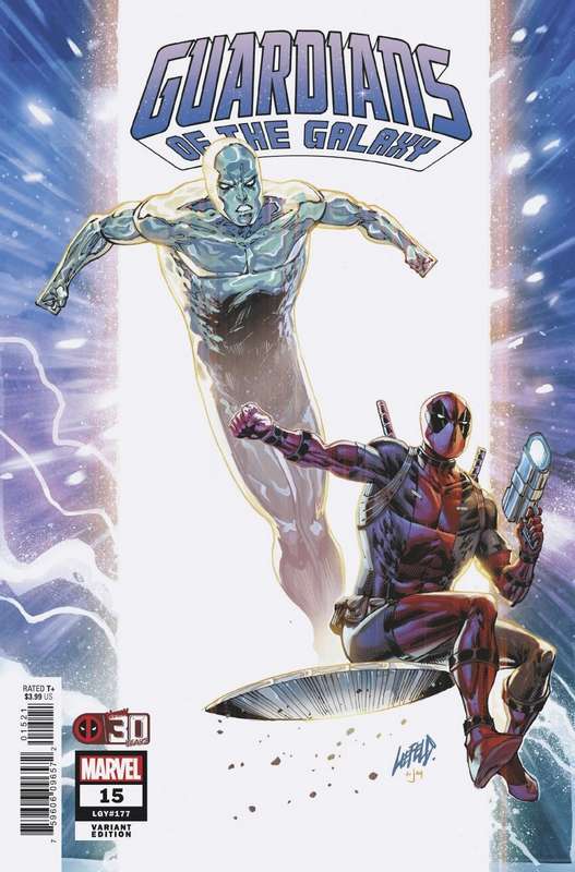 GUARDIANS OF THE GALAXY #15 LIEFELD DEADPOOL 30TH VARIANT