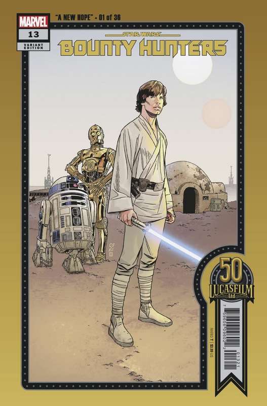 STAR WARS BOUNTY HUNTERS #13 SPROUSE LUCASFILM 50TH VARIANT